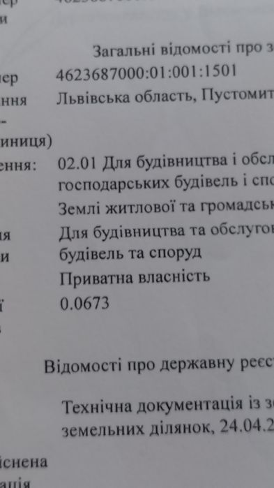 Продам ділянку під лісом