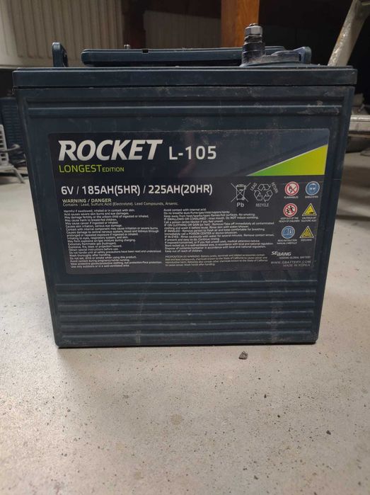 Bateria 6V 225AH - ogniwo magazynu energii, akumulator trakcyjny