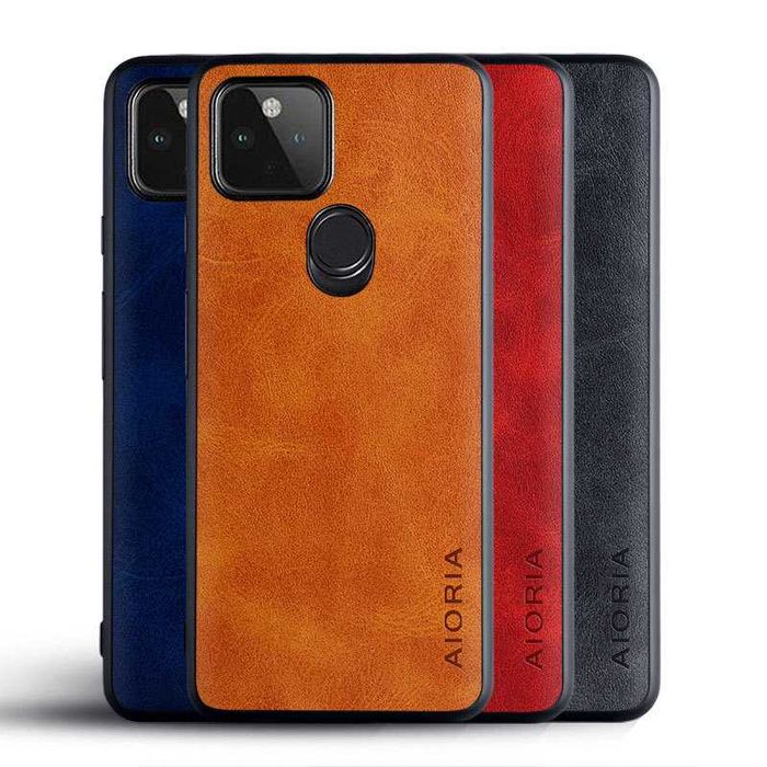 Кожаный чехол для Pixel 4 A 5G XL AIORIA LEATHER Чохол