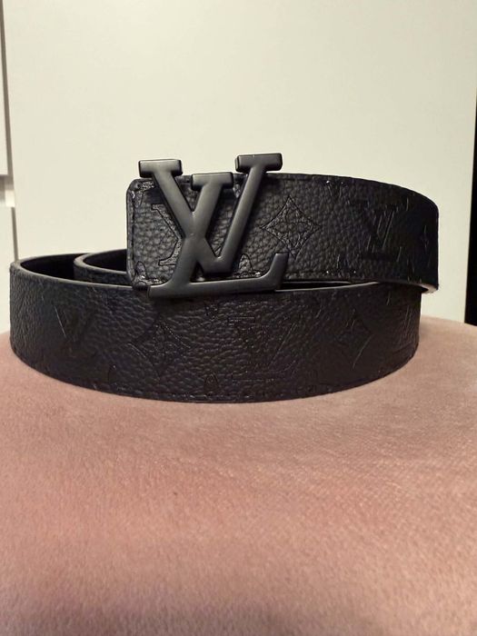 Pasek czarny Louis Vuitton