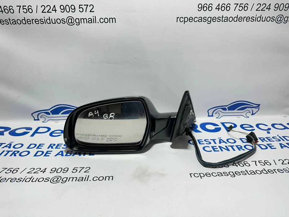 Espelho Retrovisor Lateral Esquerdo Original Audi A4 B8 2007 - 2012