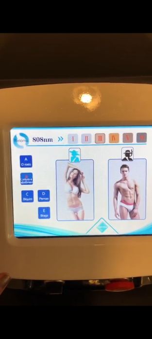 Maquina depilação a laser de Diodo tripla onda.