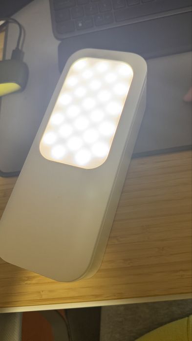 Suporte c/ luz para filmagens telemóvel