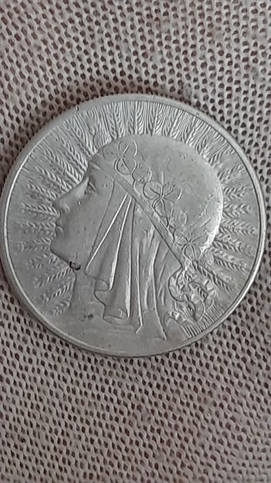 Moneta 10zł Głowa Kobiety 1932r