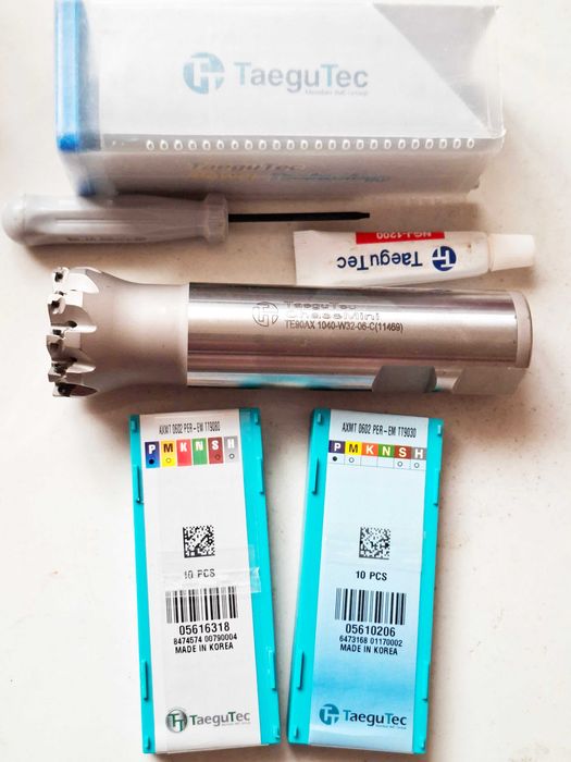 Taegutec пластини, фрези Korloy, wnmg080408, TDXU5E  TT9080, cnmg120408