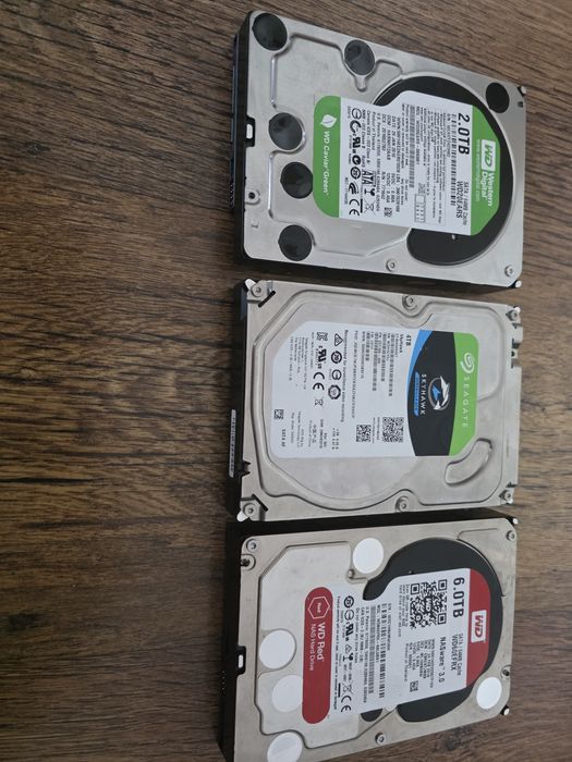 Dyski Twarde Wd Grean 2TB SkyHawk 4tb o WD Red Nas 6TB
