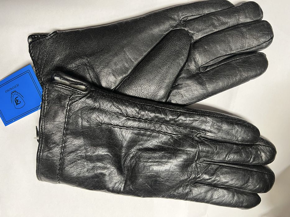 Rękawiczki skórzane ocieplane 10.5 nowe