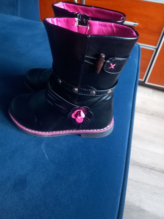 Buty buciki zimowe kozaczki dla dziewczynki 29