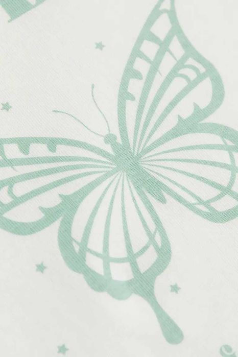 Короткий топ НМ, футболка из хлопкового трикотажа 134/140 рост