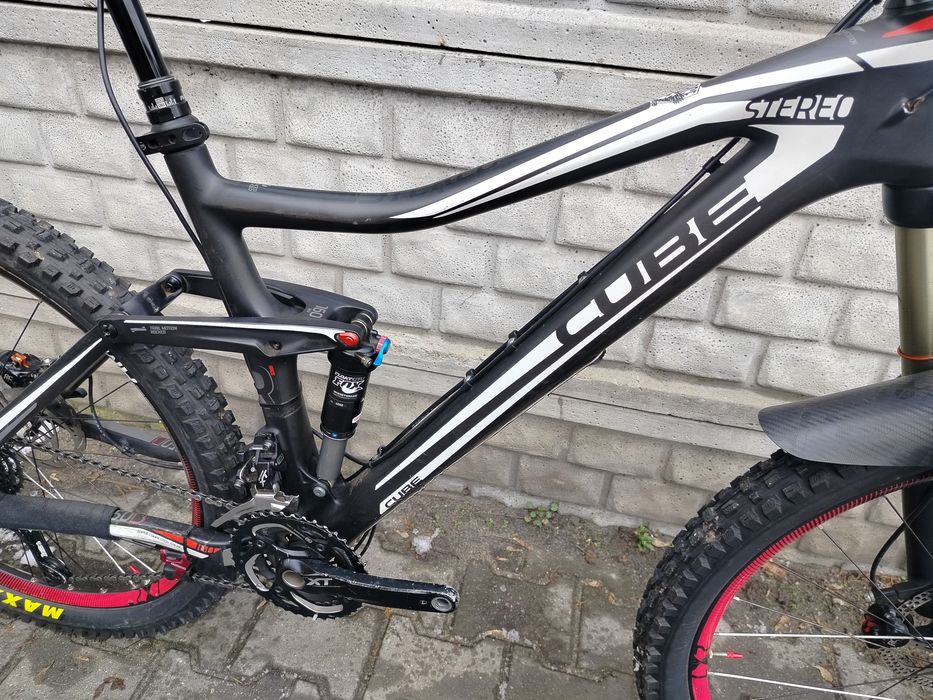 Rower MTB Cube stereo Race 160 carbon rama 18 2xFox 27.5