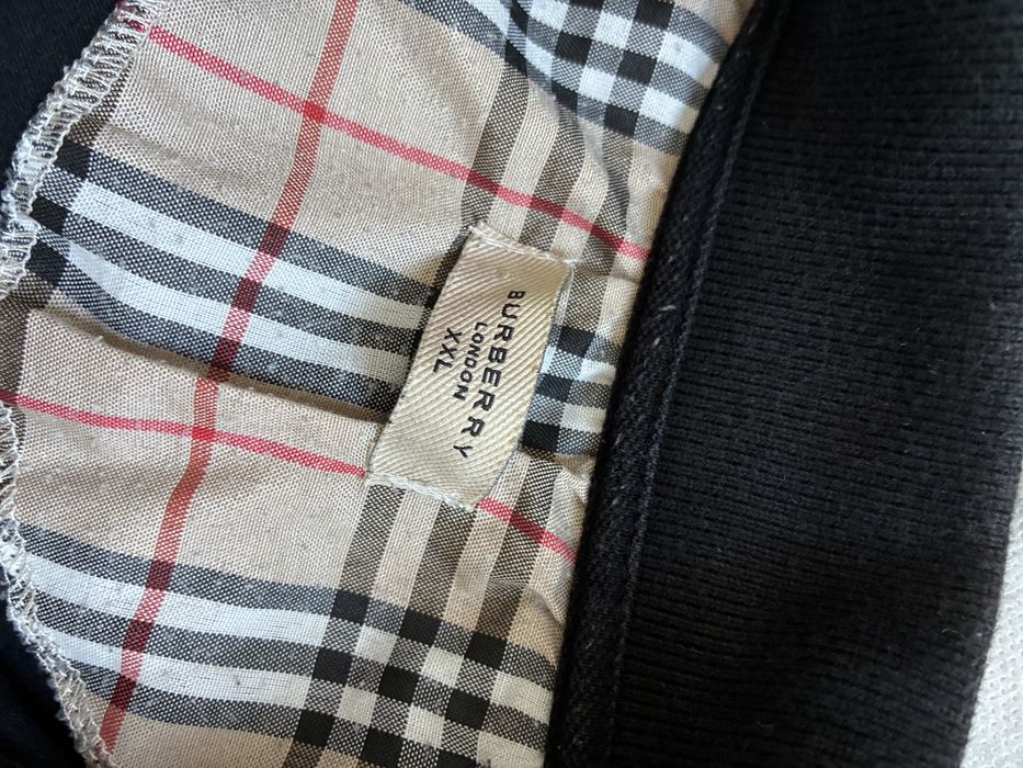 Czarna koszulka polo rozm xxl Burberry