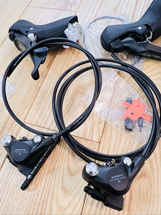 Shimano GRX ST-RX600/BR-RX400 2x11 klamkomanetki hamulce