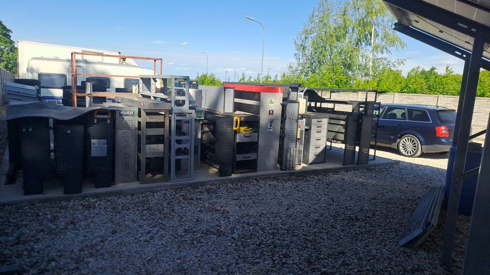 Szafki metalowe do auta garażu