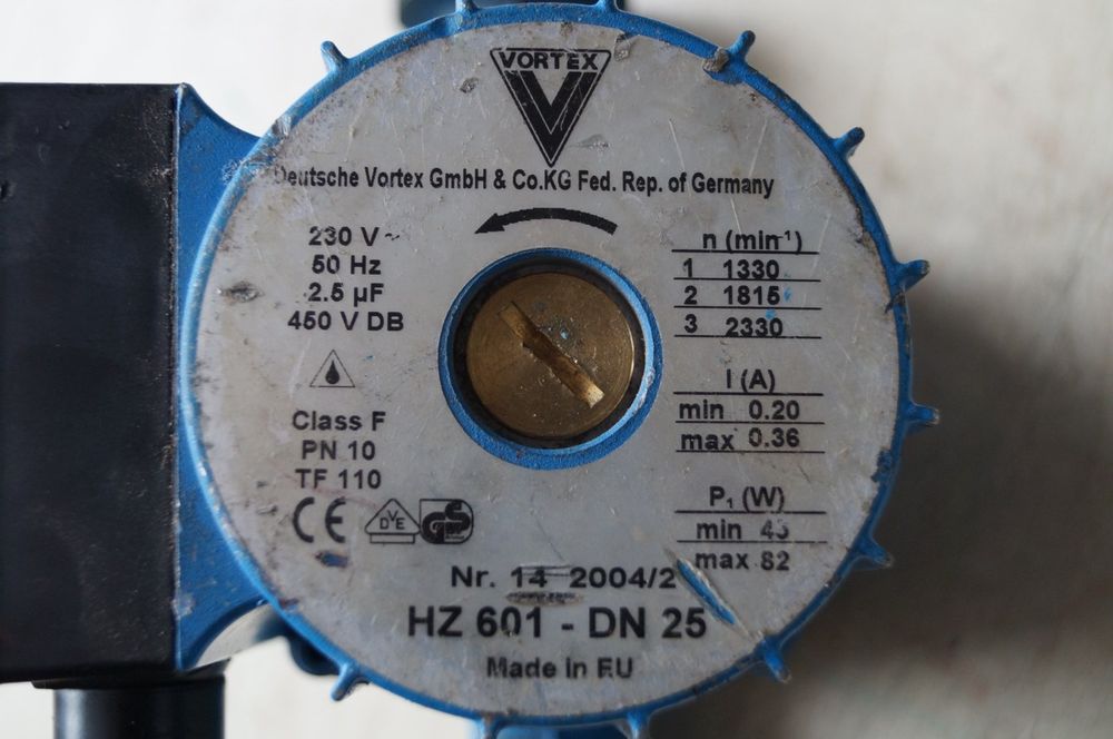 pompa vortex hz 601 - dn 25  +gwarancja