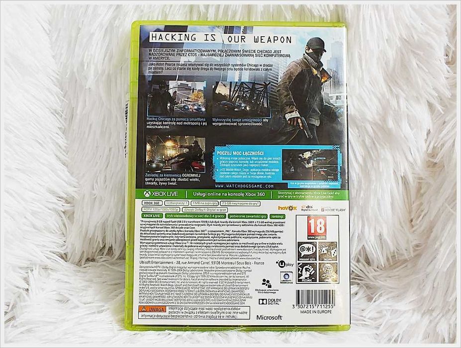 Gra XBOX 360 Watch Dogs