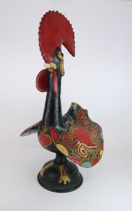 Grande galo de Barcelos muito antigo, 45 cm