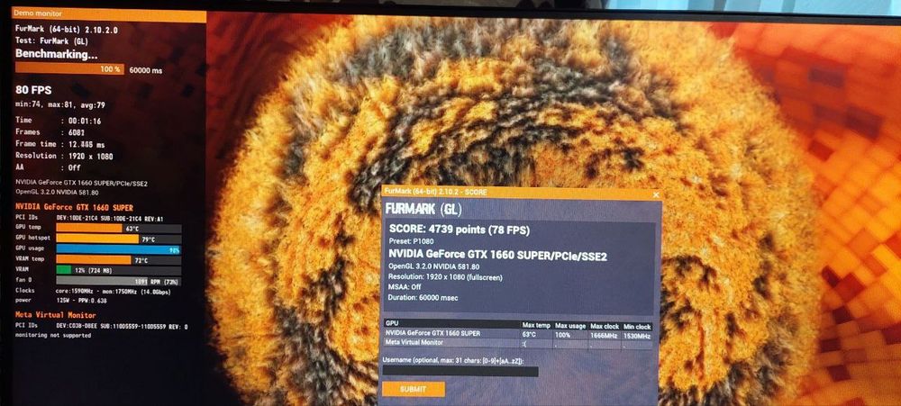 Ігровий комп'ютер 1660 super i3-10105f ddr4 16gb Игровой компьютер