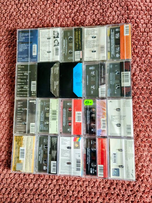 Zestaw 20 oryginalnych sztuk kaset pop /rock EX/EX 

Sprzedam w całośc