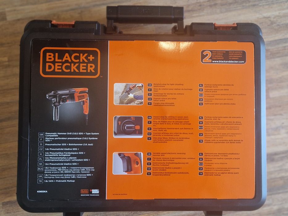 Wiertarka udarowa Black & Decker 550 W