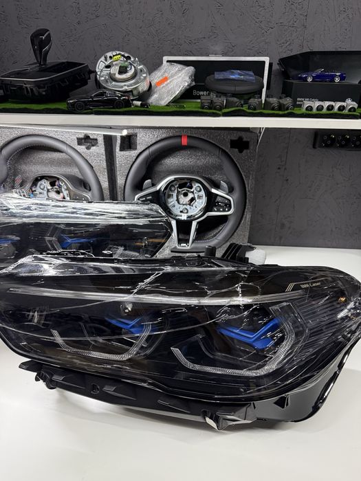 Оригінал Фари BMW G05 G06 Laser з блоками г05 г06 бмв фар лазер lazer