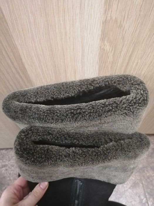 Kozaki skórzane welna owcza ideał r. 38/39