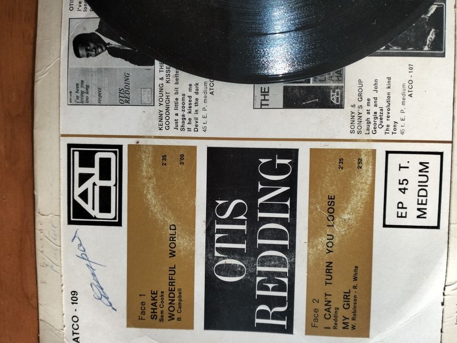 Disco de vinil single Otis Redding433277637849917442