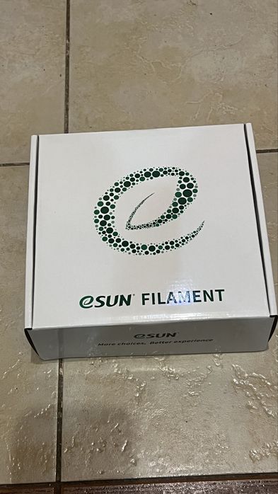 Пластик філамент  eSun PETG 1,75 коліри білий та натуральний 1 кг