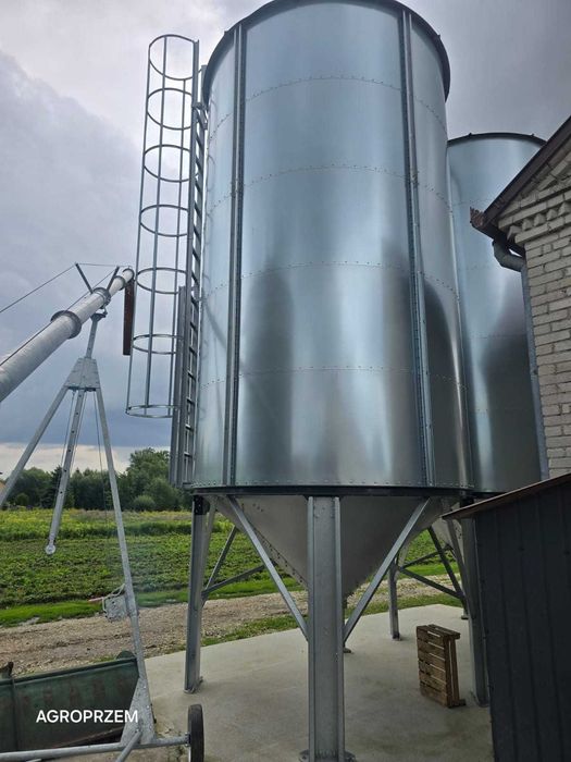 Silos lejowy zbożowy AS 25ton / zbiornik bin