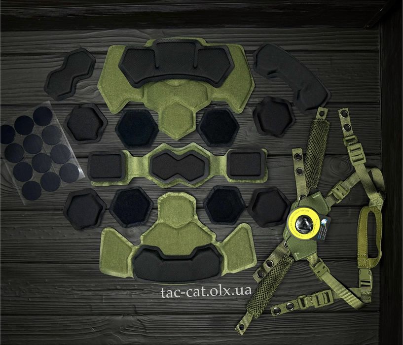 Комплект підвісна система + подушки для шолома каски