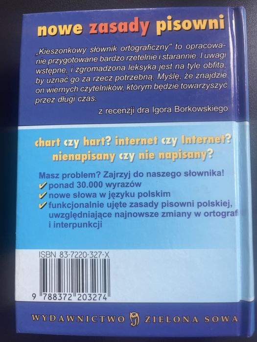 Kieszonkowy słownik ortograficzny