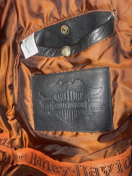 Casaco de Pele Harley Davidson