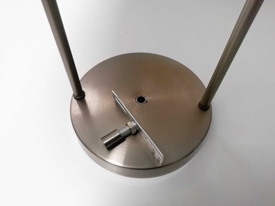 Candeeiro de teto de design da marca Interlusa - Aço e Vidro