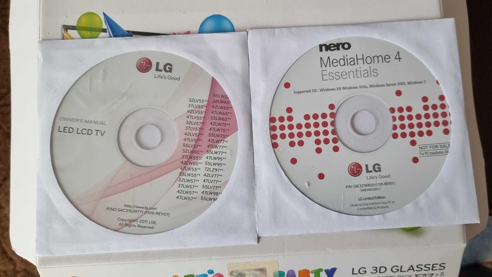 TV LG47LW570S 3D Smart + Dodatki