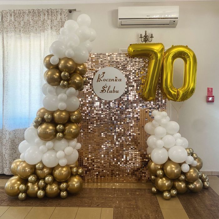 Dekoracje ścianki balonowe