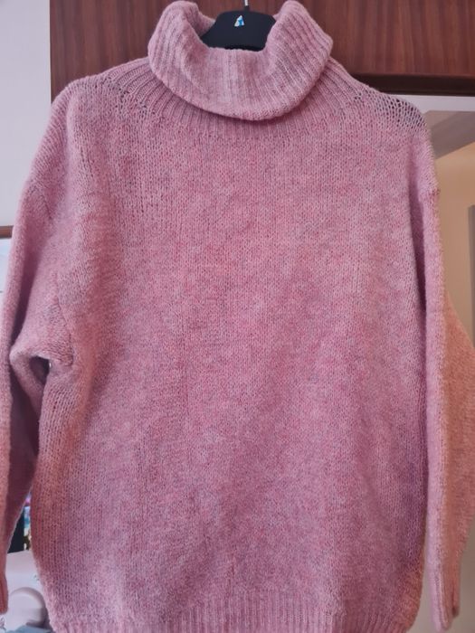 Camisola de gola alta tam.unico veste até xl