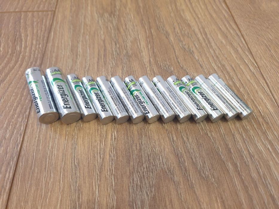 Baterie akumulatorki Energizer AA AAA paluszki zestaw 16 sztuk