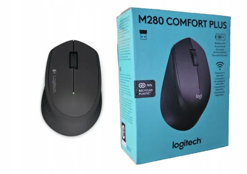 NA LEWARA mysz bezprzewodowa Logitech M280 Comfort Plus NOWA