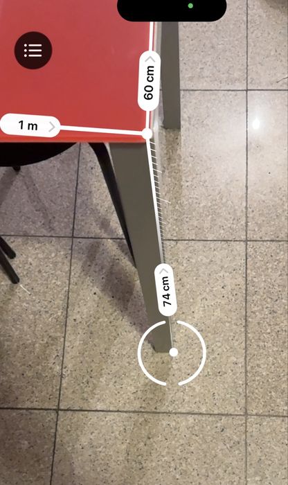 Mesa de cozinha em vidro