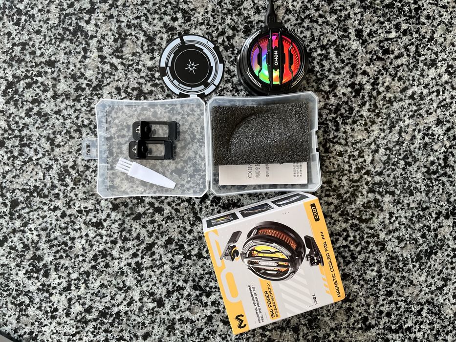 Кулер 2 в 1 МЕМО СХ07 охолодження мобільного телефону, планшету