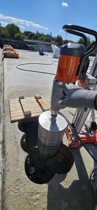 Carote em betão armado