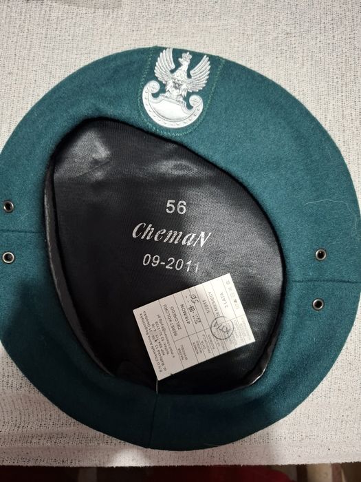 Beret WP Zielony Wojsk Lądowych MON rozmiar 56.