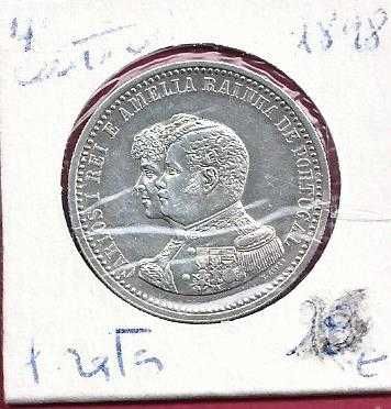 MONARQUIA  500  REIS  D. CARLOS I   1898     PRATA