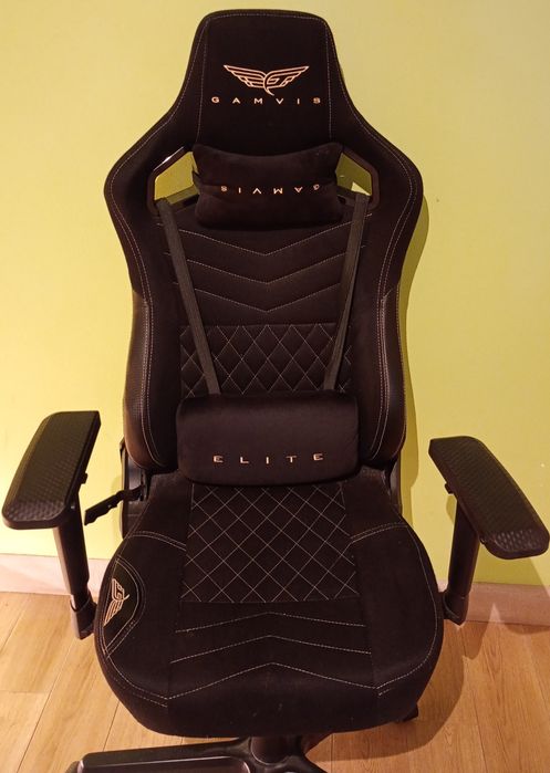 Materiałowy Fotel Biurowy Gamingowy Gamvis ELITE 2.0 XL Basic