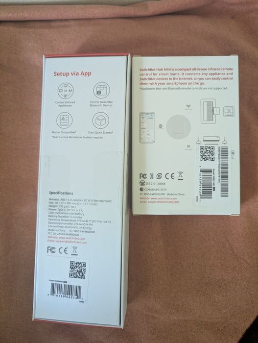 Комплект розумного дому SwitchBot: Universal Remote + Hub Mini (Matter)
