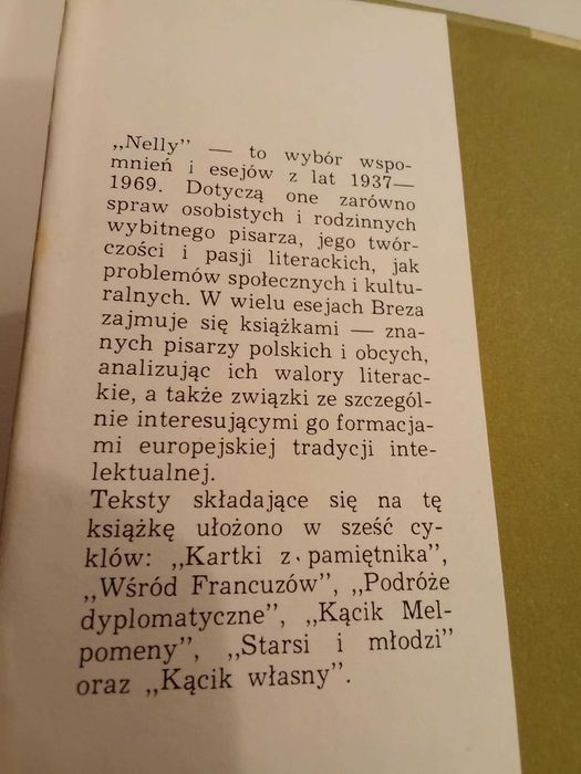 Nelly. O kolegach i o sobie Tadeusz Breza