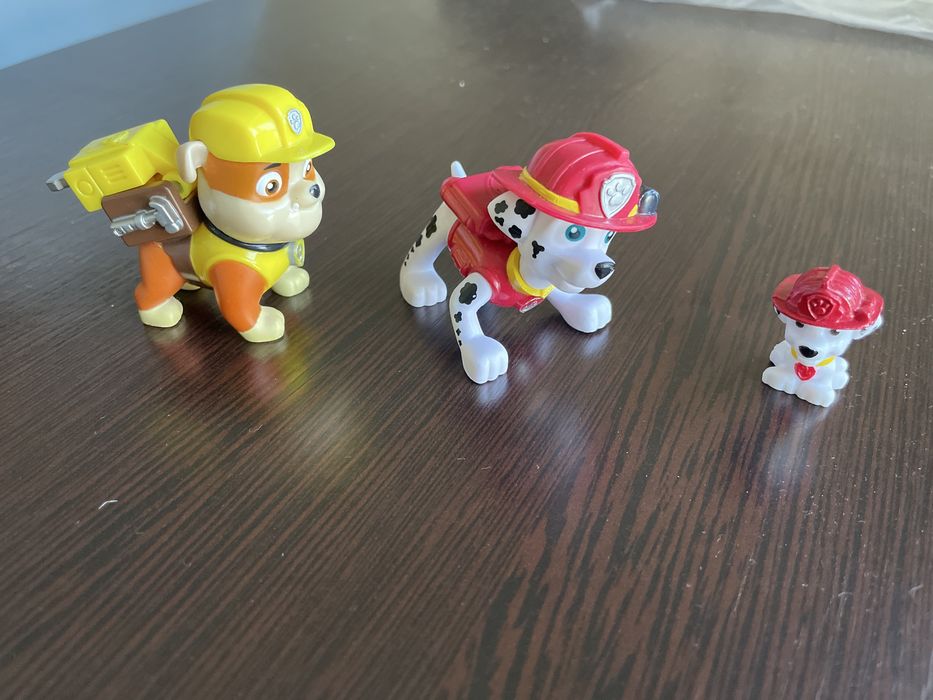 3 bonecos patrulha pata