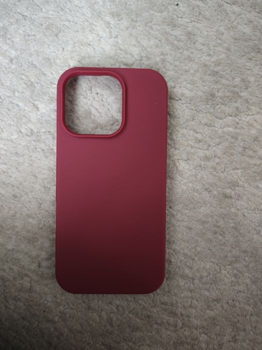 iPhone 16 Pro чохол бордовий