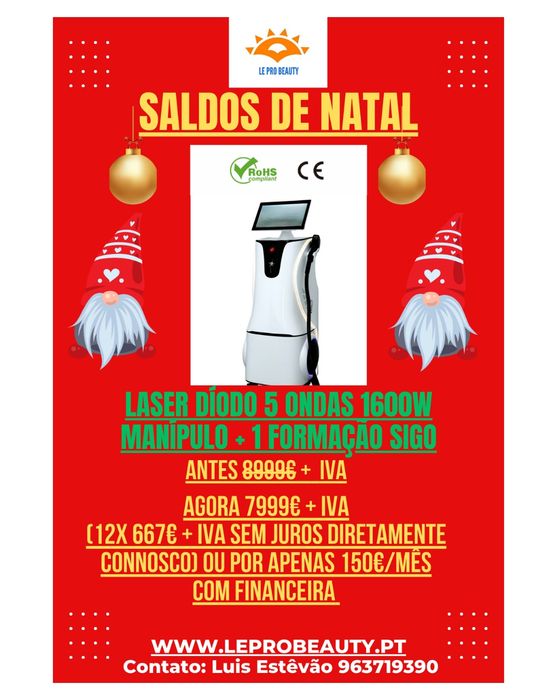 MEGA NOVIDADE Laser Diodo 5 Ondas +  garantia + Curso DGERT