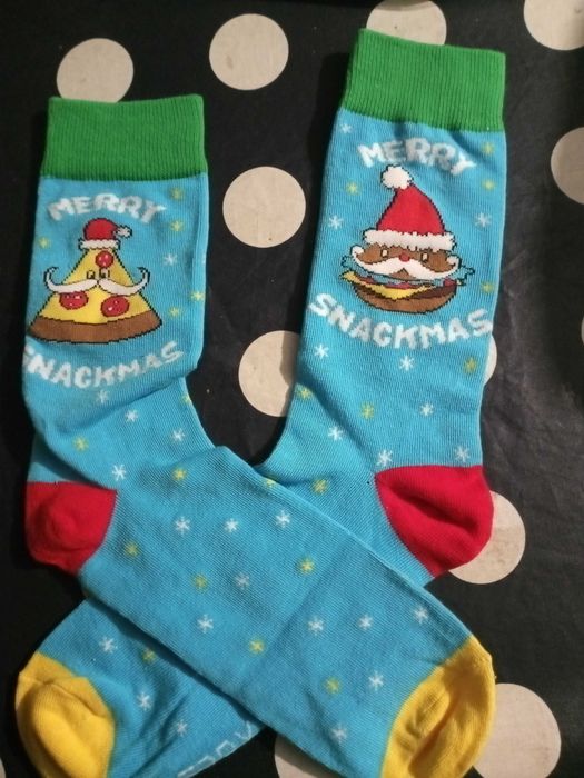 Conjunto boxer e meias de natal