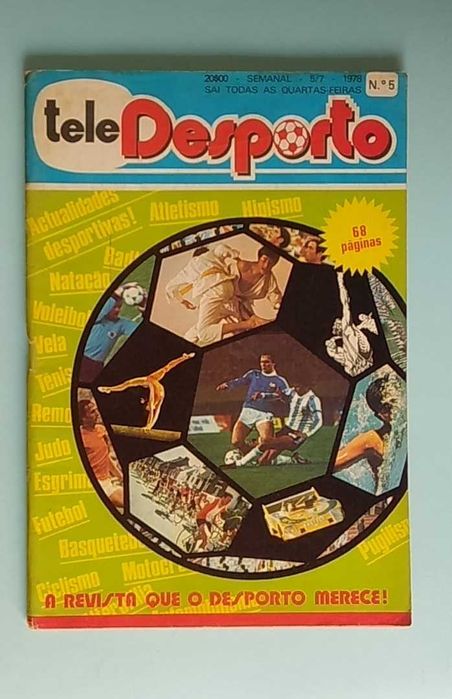 Várias revistas sobre futebol anos 70 Ídolos, Selecções, etc 5EUR cada